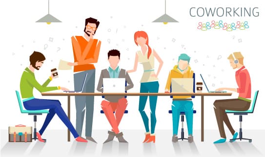 coworking trabalho home office